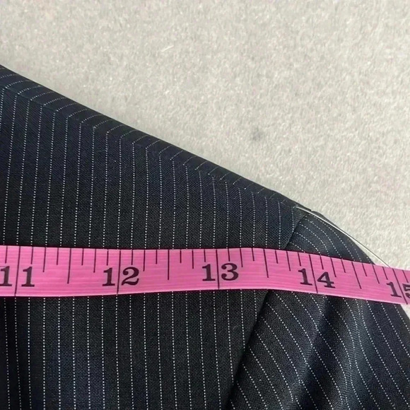[4P]Brooks Brother Blue Pinstripe Wool  Blazer Jacket - Picture 13 of 15